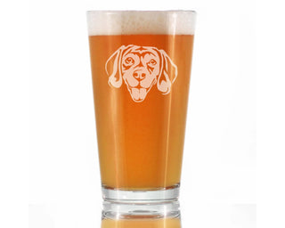 Beagle Pint Glass for Beer - Beagle Dog Gifts and Decor