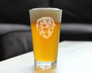Golden Retriever Pint Glass for Beer - Dog Gifts