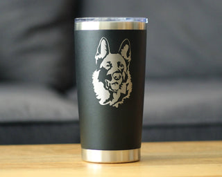 German Shepherd Insulated Travel Tumbler - Dog Gifts
