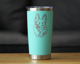 German Shepherd Insulated Travel Tumbler - Dog Gifts
