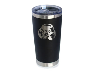 Poodle Happy Face Insulated Travel Tumbler - Dog Gifts