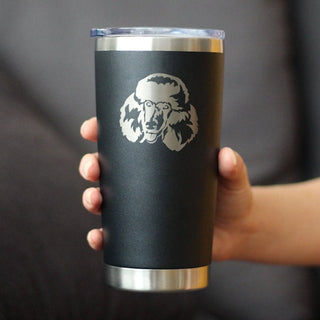 Poodle Happy Face Insulated Travel Tumbler - Dog Gifts