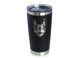 Happy Frenchie Insulated Travel Tumbler French Bulldog Gifts