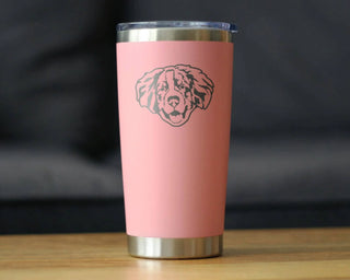 Bernese Mountain Dog Insulated Travel Tumbler - Dog Gifts