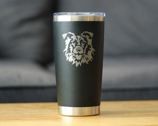 Border Collie Insulated Travel Tumbler - Dog Gifts