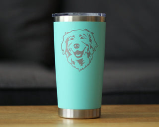 Golden Retriever Insulated Travel Tumbler - Dog Gifts