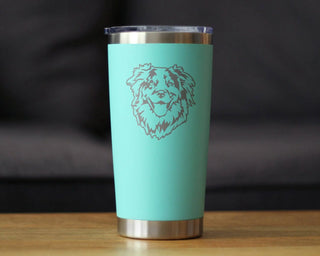 Australian Shepherd Insulated Travel Tumbler - Dog Gifts