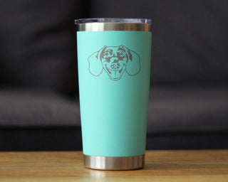 Dachshund Insulated Travel Tumbler - Dachshund Dog Gifts