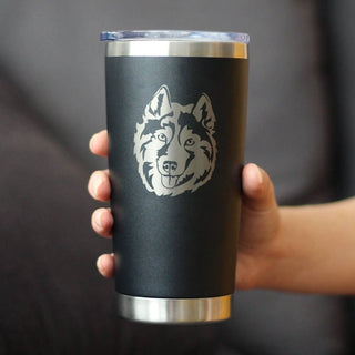 Siberian Husky Insulated Travel Tumbler - Dog Gifts