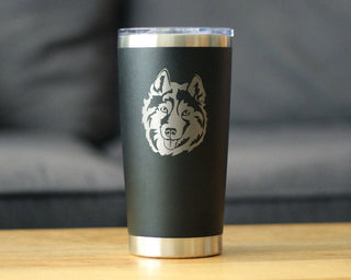 Siberian Husky Insulated Travel Tumbler - Dog Gifts
