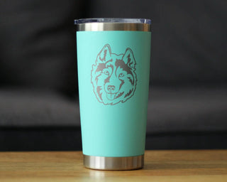 Siberian Husky Insulated Travel Tumbler - Dog Gifts