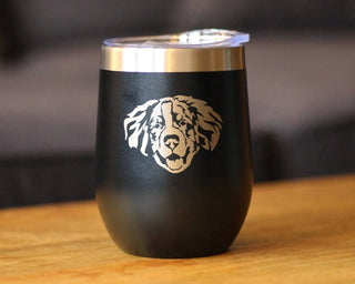 Bernese Mountain Dog Insulated Wine Tumbler - Dog Gifts
