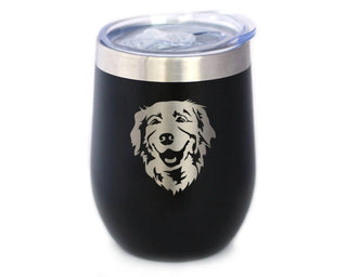 Golden Retriever Insulated Wine Tumbler - Dog Gifts