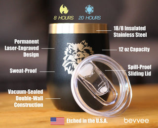 Pomeranian Face Insulated Wine Tumbler - Pomeranians Gifts