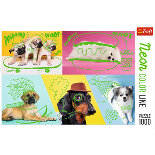Far Out Dogs, 1000 Piece Jigsaw Puzzle
