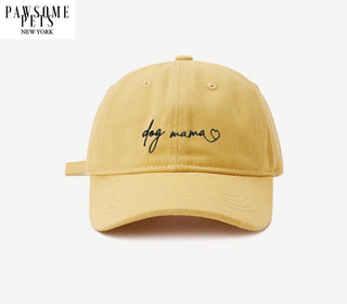 DOG MOM HAT - YELLOW-0