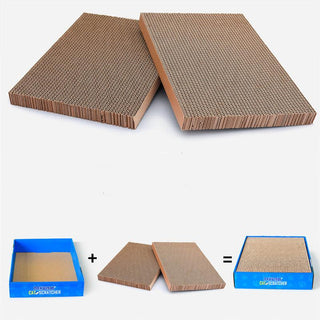 Feline Funhouse: Corrugated Cat Scratcher Box-3