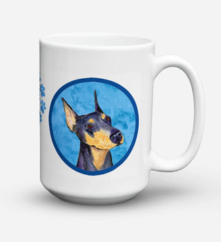 Multi Themed Dog Breed Coffee Mug 15 oz