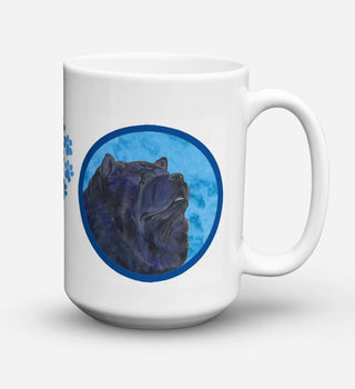 Multi Themed Dog Breed Coffee Mug 15 oz