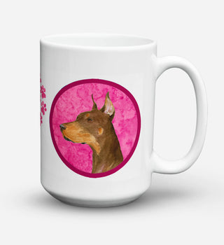 Multi Themed Dog Breed Coffee Mug 15 oz