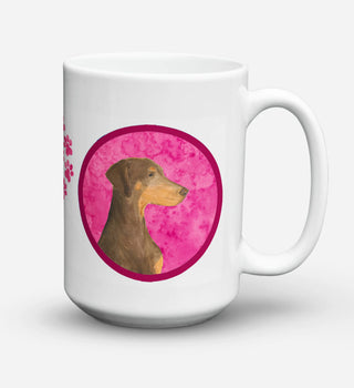 Multi Themed Dog Breed Coffee Mug 15 oz
