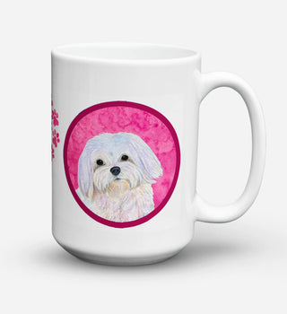 Multi Themed Dog Breed Coffee Mug 15 oz