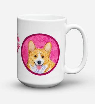 Multi Themed Dog Breed Coffee Mug 15 oz