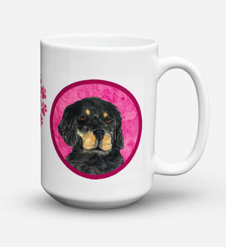 Multi Themed Dog Breed Coffee Mug 15 oz