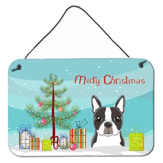 Christmas Tree and Dog Art Wall or Door Hanging Prints