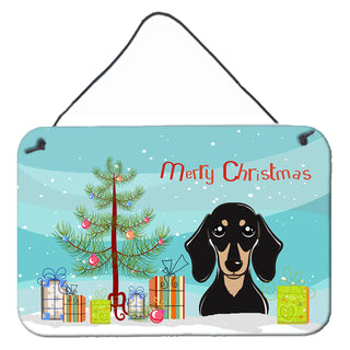 Christmas Tree and Dog Art Wall or Door Hanging Prints