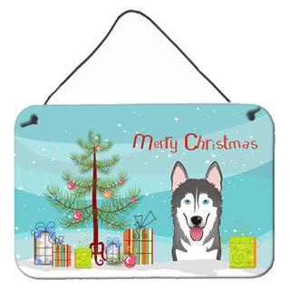 Christmas Tree and Dog Art Wall or Door Hanging Prints