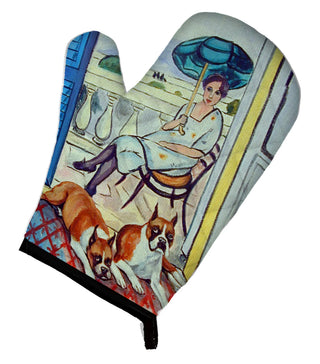 Dog Artwork Oven Mitt