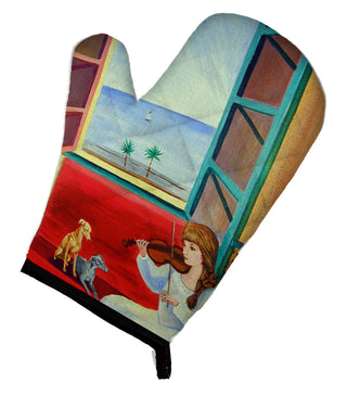 Dog Artwork Oven Mitt