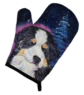 Starry Night Bernese Mountain Dog Oven Mitt