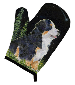 Starry Night Bernese Mountain Dog Oven Mitt