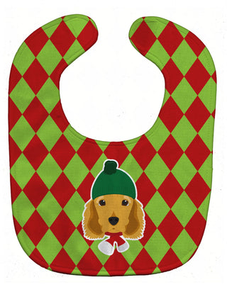 Christmas Dog Breed Baby Bib