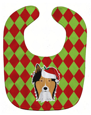 Christmas Dog Breed Baby Bib