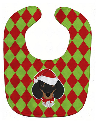 Christmas Dog Breed Baby Bib