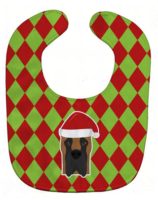 Christmas Dog Breed Baby Bib