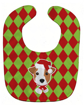 Christmas Dog Breed Baby Bib