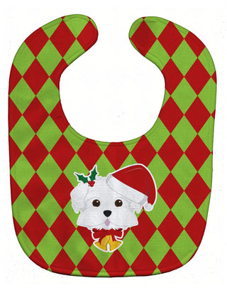 Christmas Dog Breed Baby Bib