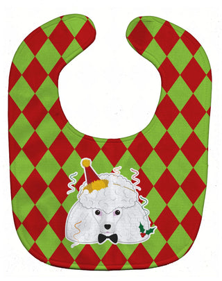 Christmas Dog Breed Baby Bib