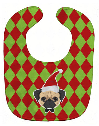 Christmas Dog Breed Baby Bib