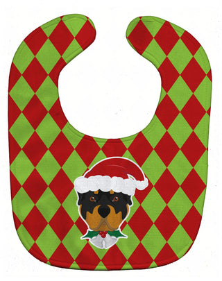 Christmas Dog Breed Baby Bib