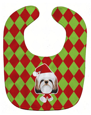 Christmas Dog Breed Baby Bib