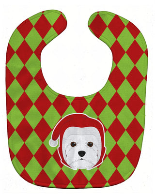 Christmas Dog Breed Baby Bib