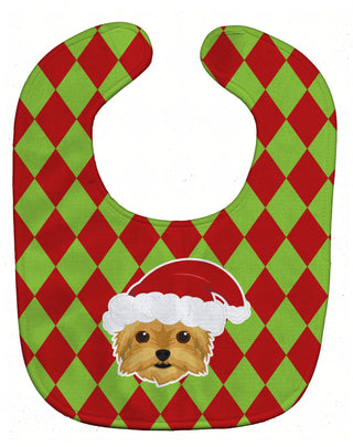 Christmas Dog Breed Baby Bib