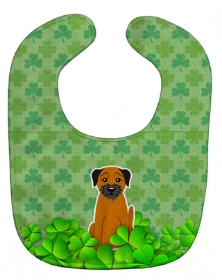 Dog Breed Shamrocks Baby Bib