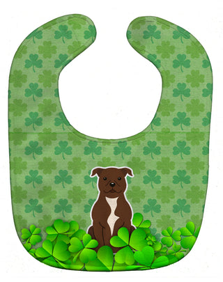 Dog Breed Shamrocks Baby Bib
