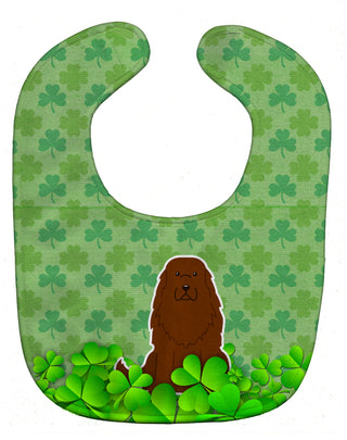 Dog Breed Shamrocks Baby Bib